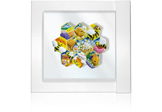 Coffret blanc collection de fêves la ruche le miel et les abeilles Alcara Coffret blanc collection de fêves la ruche le miel et les abeilles Alcara